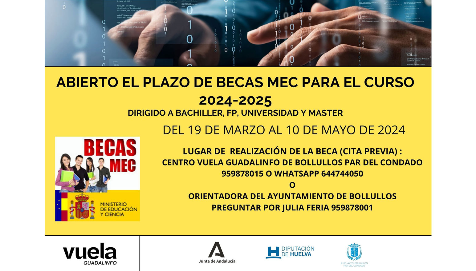 BECAS MEC PARA EL CURSO 202425